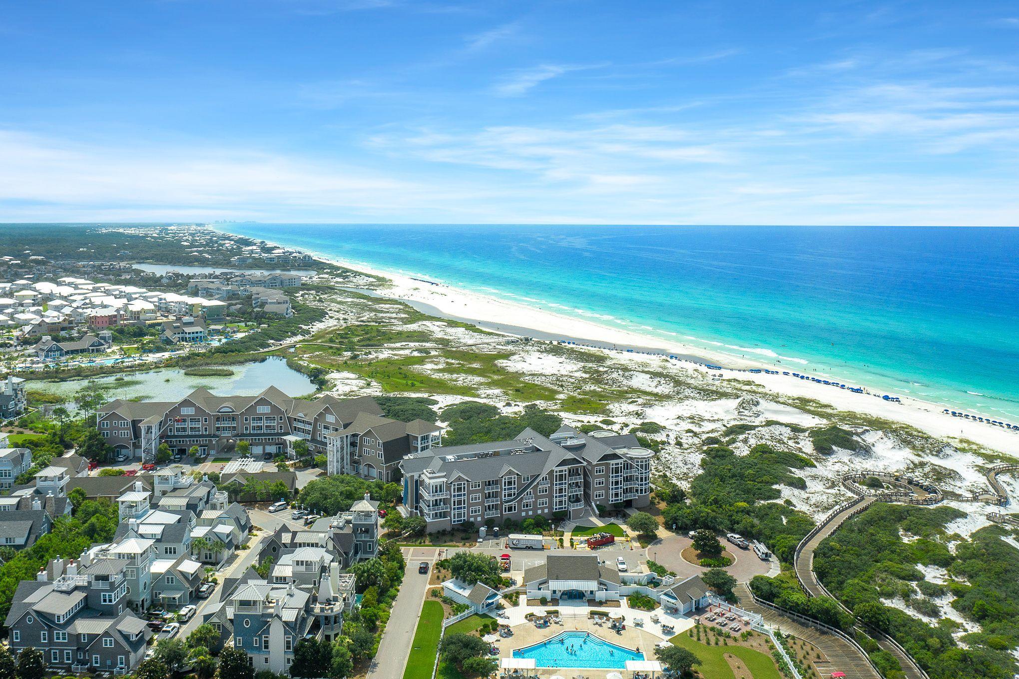 99 Compass Point Way South, Unit 406 Watersound, FL 32461 - Photo 36 of 41 a view of a city with an ocean