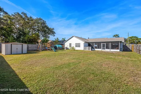 a house view with a garden space
