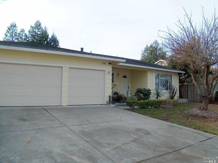 438 Floral Way Rohnert Park, CA 94928 - Photo 1 of 1 Front w/three car garage dual pane windows with mullions