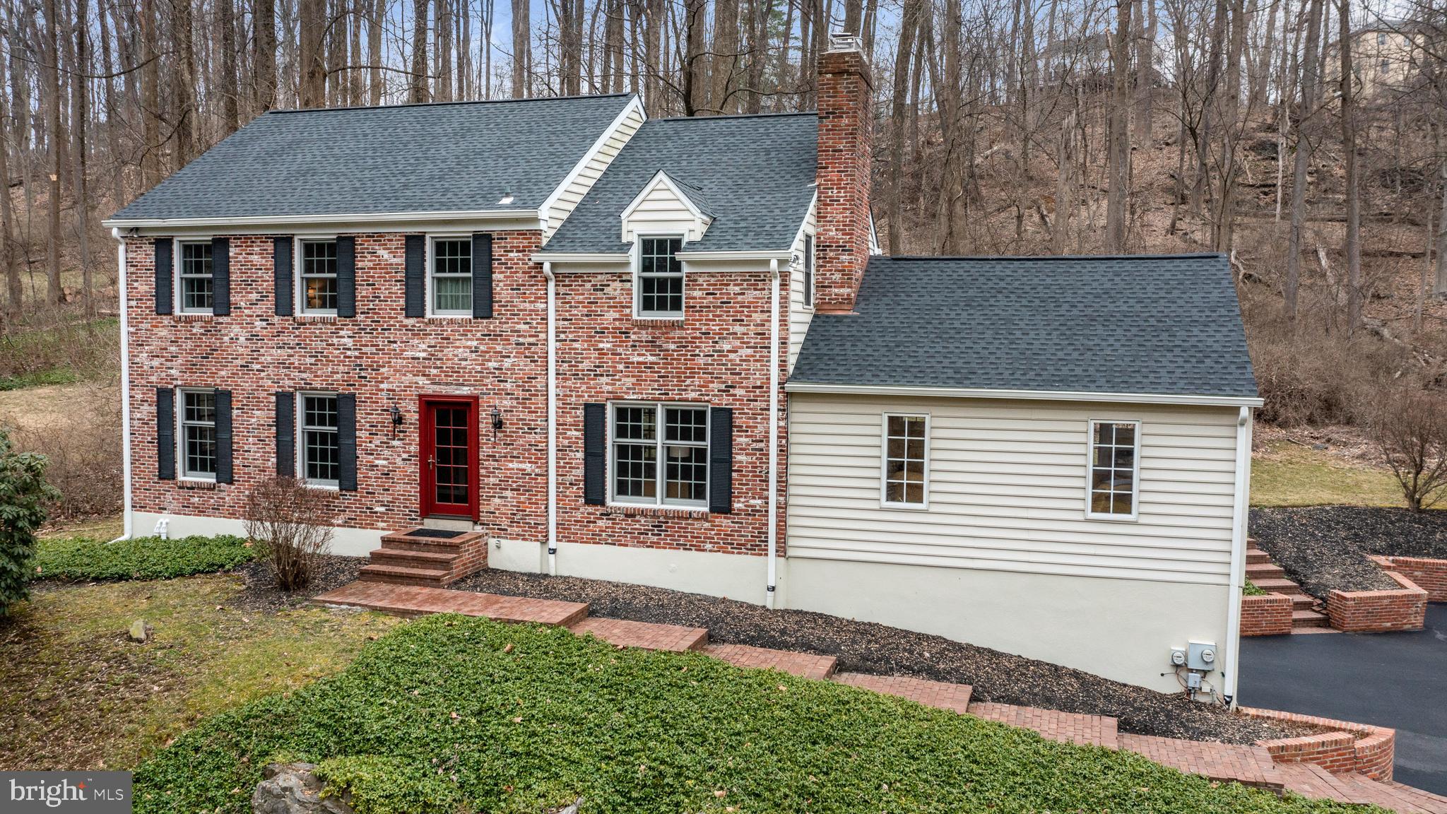 3305 Goshen Road Newtown Square, PA 19073 - Photo 1 of 33 Front Exterior; Wooded Backdrop