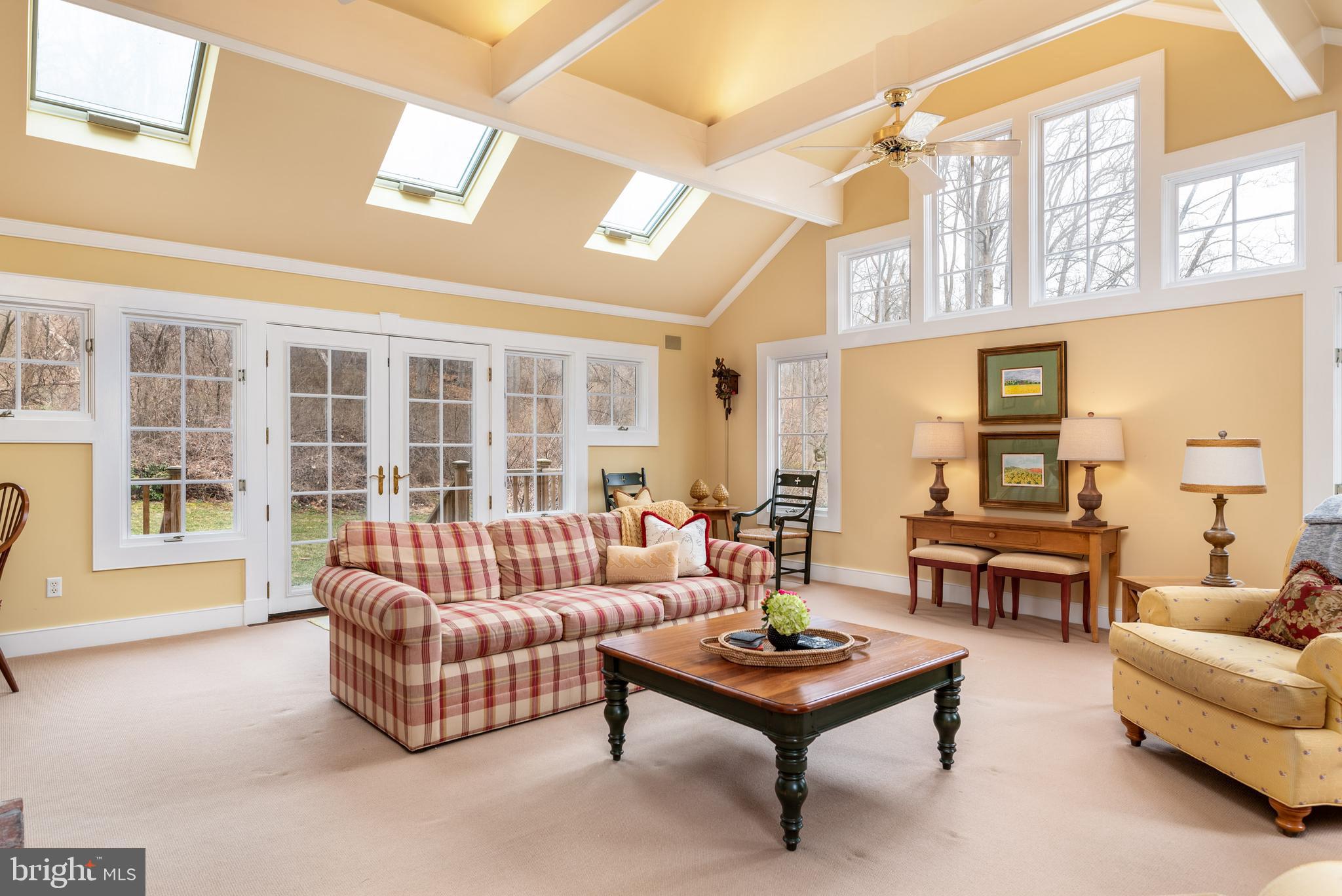 3305 Goshen Road Newtown Square, PA 19073 - Photo 11 of 33 Great Room with French Doors to Rear Patio