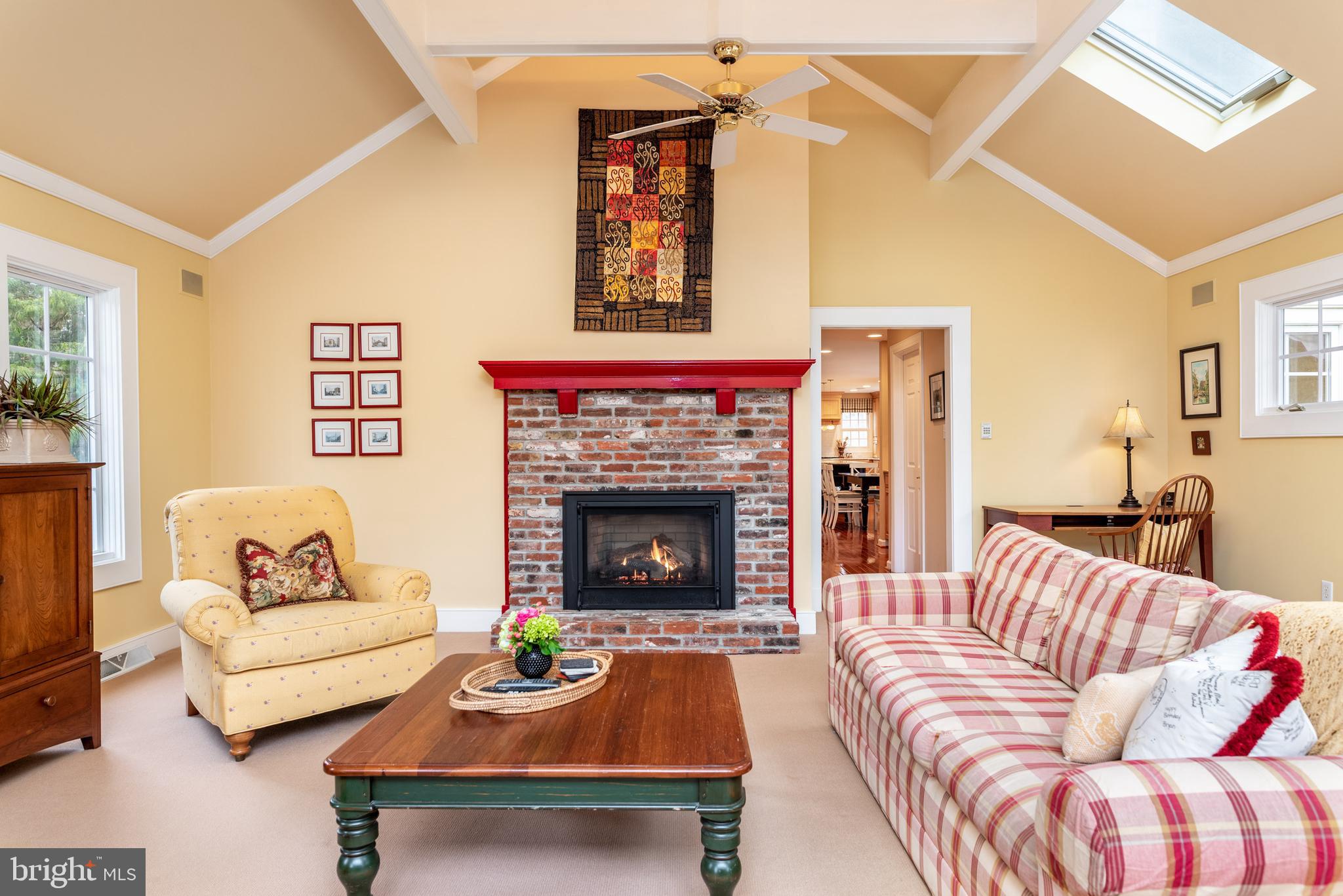3305 Goshen Road Newtown Square, PA 19073 - Photo 12 of 33 Great Room; Gas Fireplace; Vaulted Ceiling