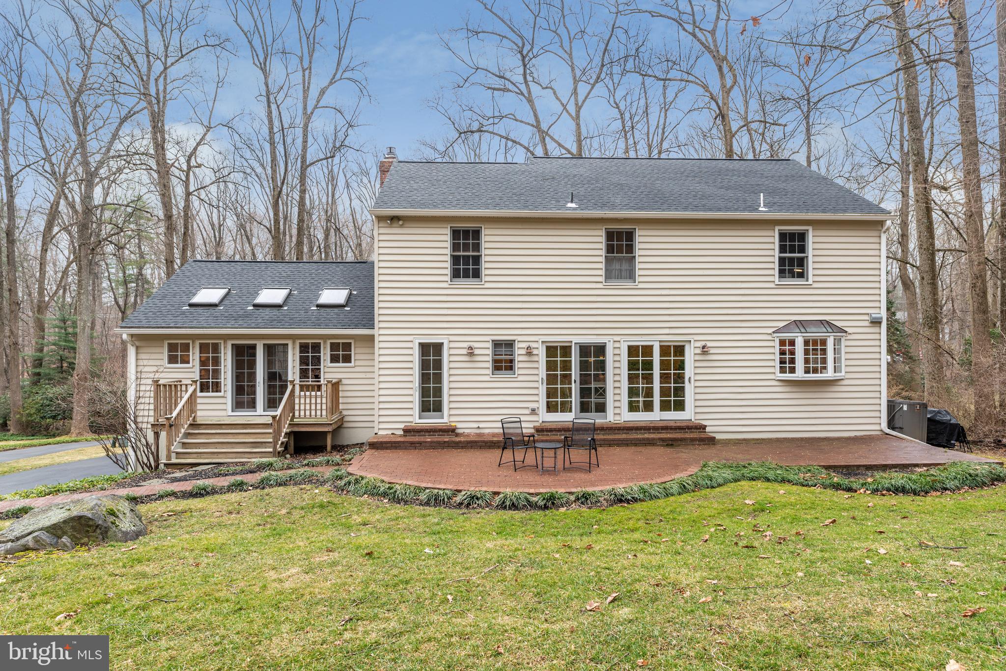 3305 Goshen Road Newtown Square, PA 19073 - Photo 26 of 33 Rear w Brick Patio