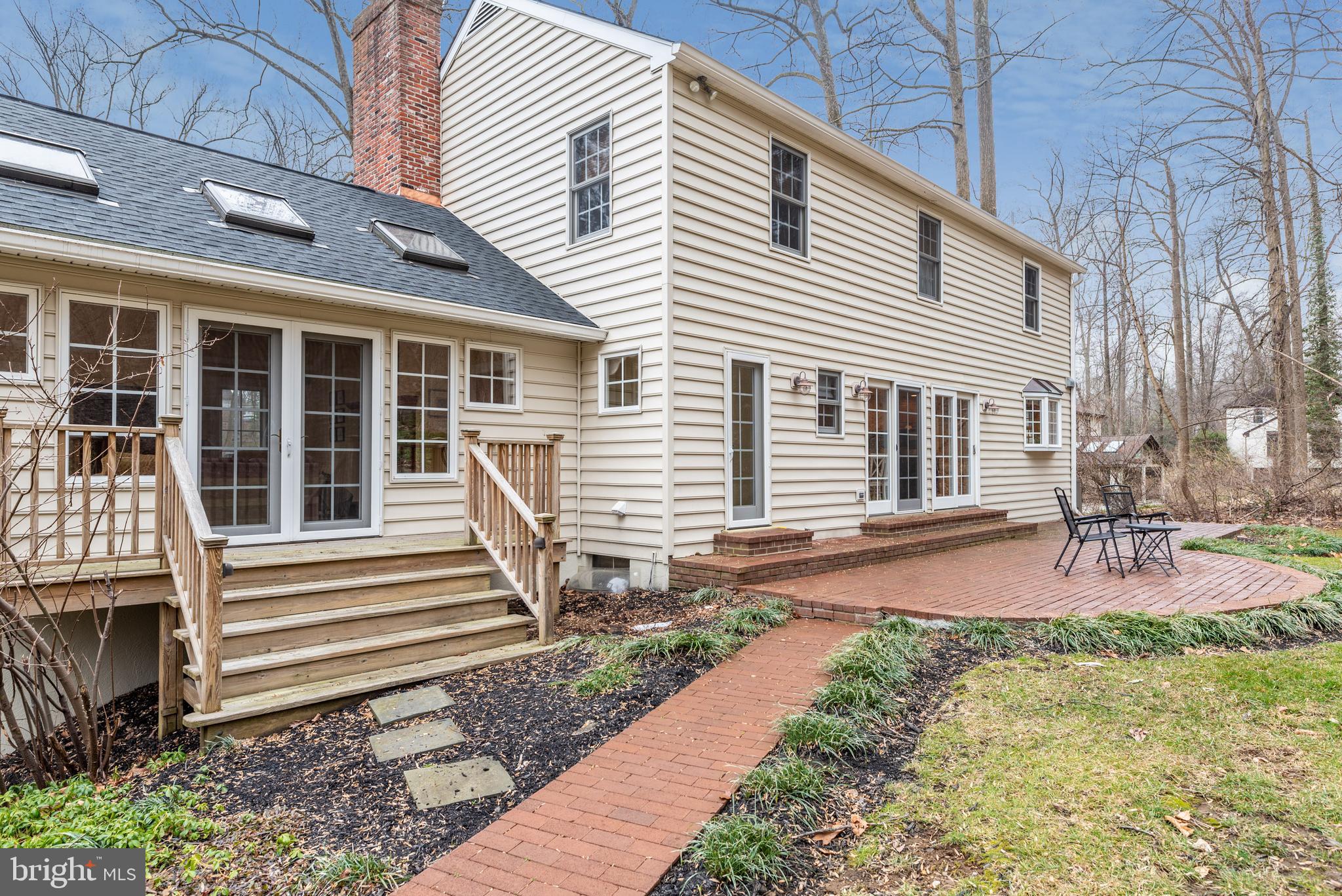 3305 Goshen Road Newtown Square, PA 19073 - Photo 27 of 33 Rear; Walk from Driveway; Great Room Entrance