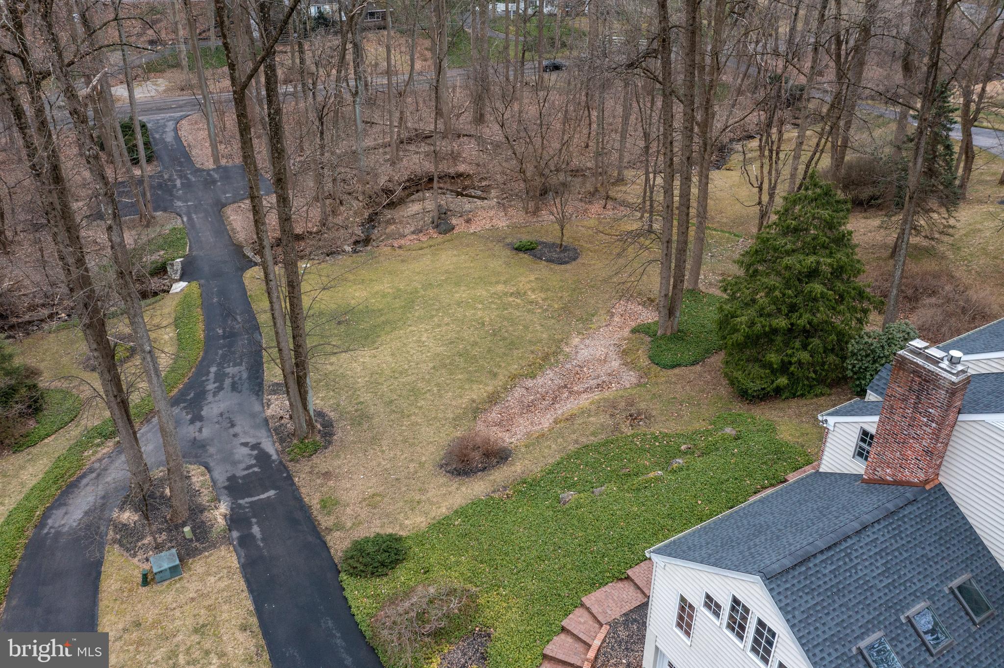 3305 Goshen Road Newtown Square, PA 19073 - Photo 32 of 33 Front Overview: toward Stream, Goshen Rd