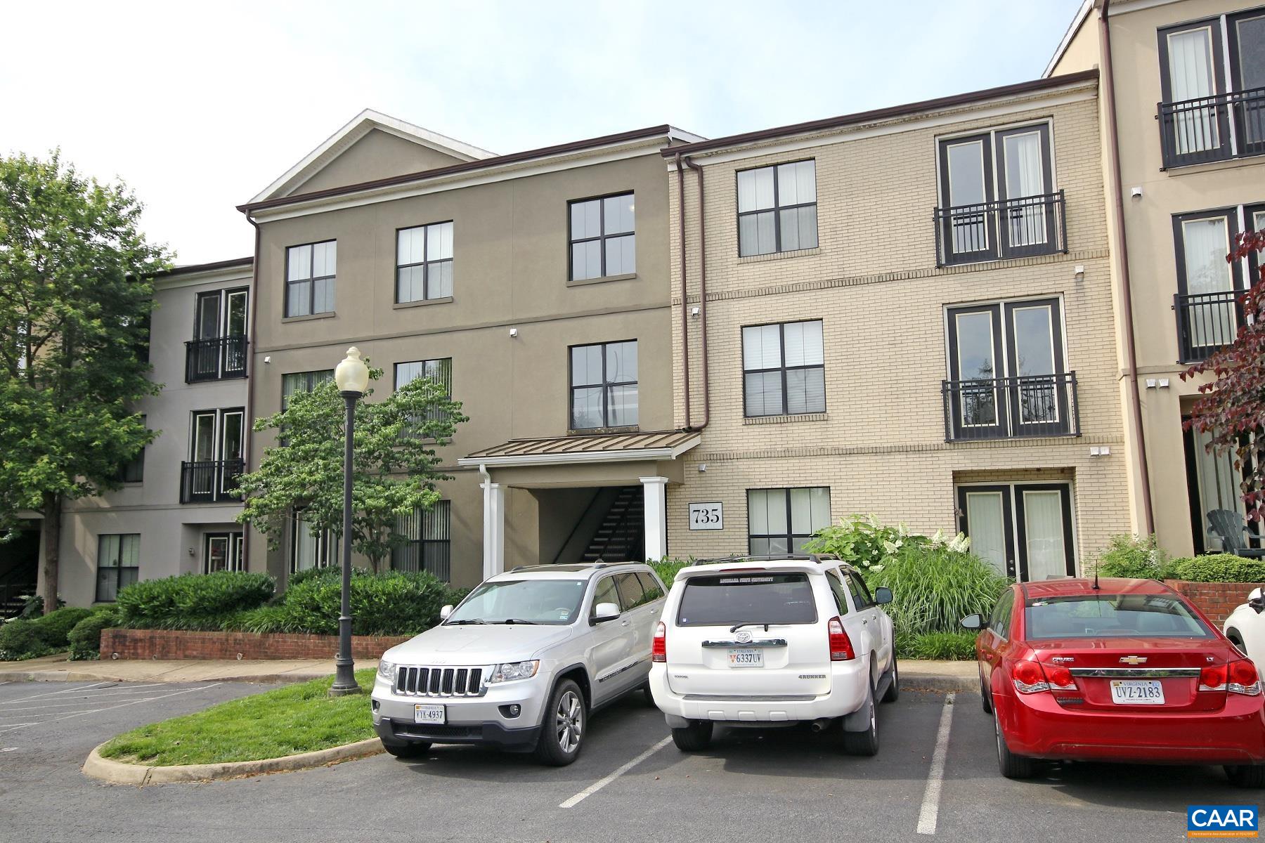 735 Walker Square, Unit 3D Charlottesville, VA 22903 - Photo 1 of 12 a car parked in front of a house