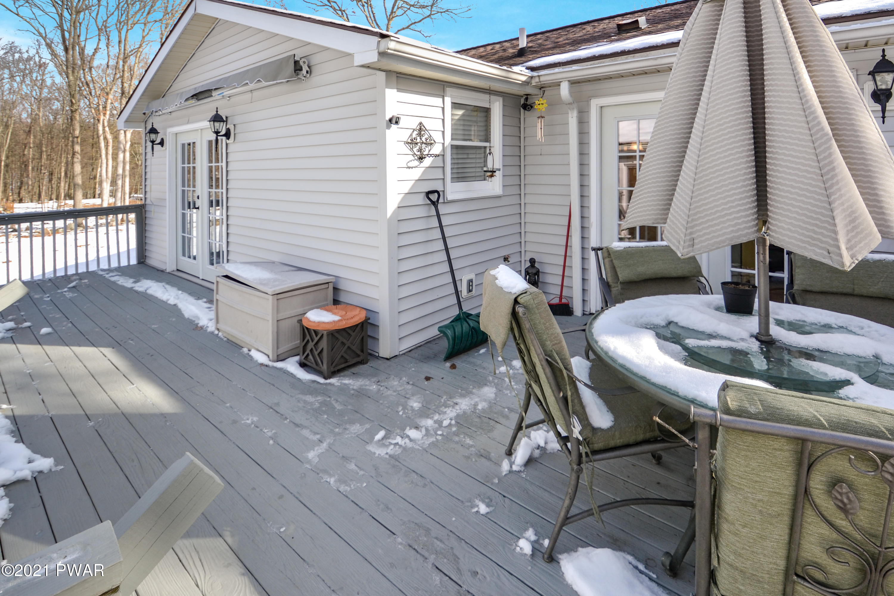 109 Roundhill Road Dingmans Ferry, PA 18328 - Photo 24 of 33 BACK DECK