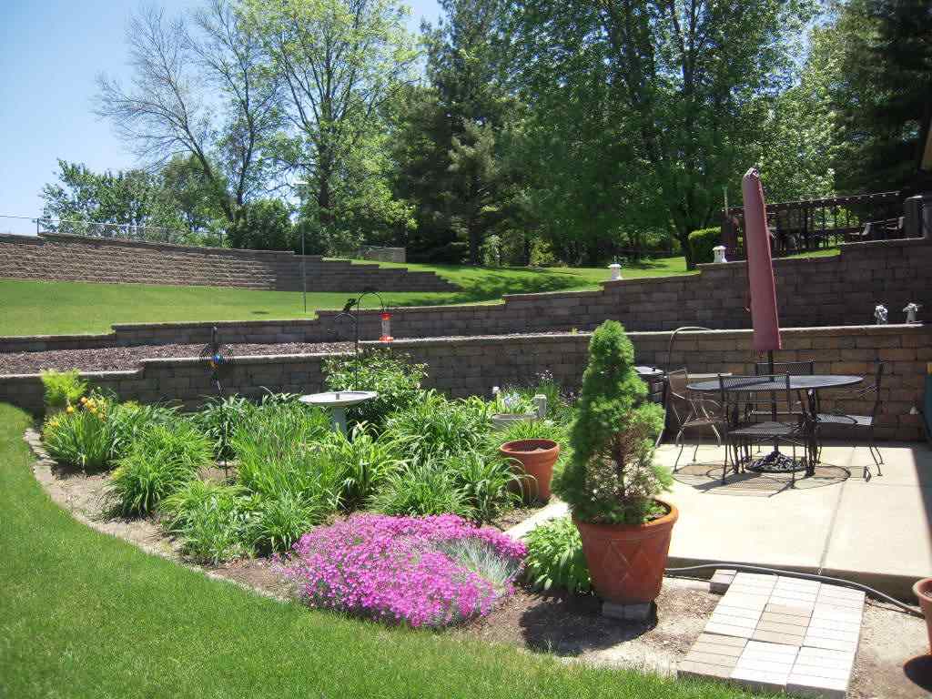 10409 Atwood Road Roscoe, IL 61073 - Photo 18 of 19 a view of a garden with potted plants