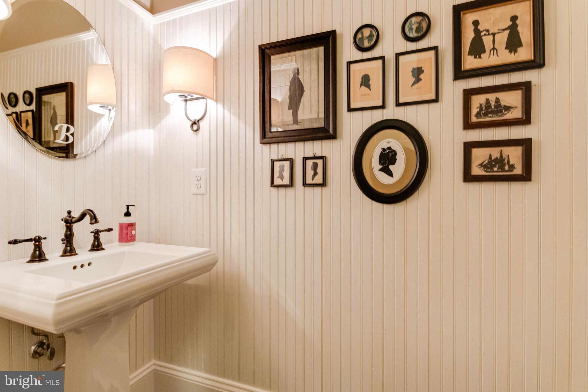 12831 Stone Eagle Road Phoenix, MD 21131 - Photo 20 of 91 Powder room w/ wainscotting