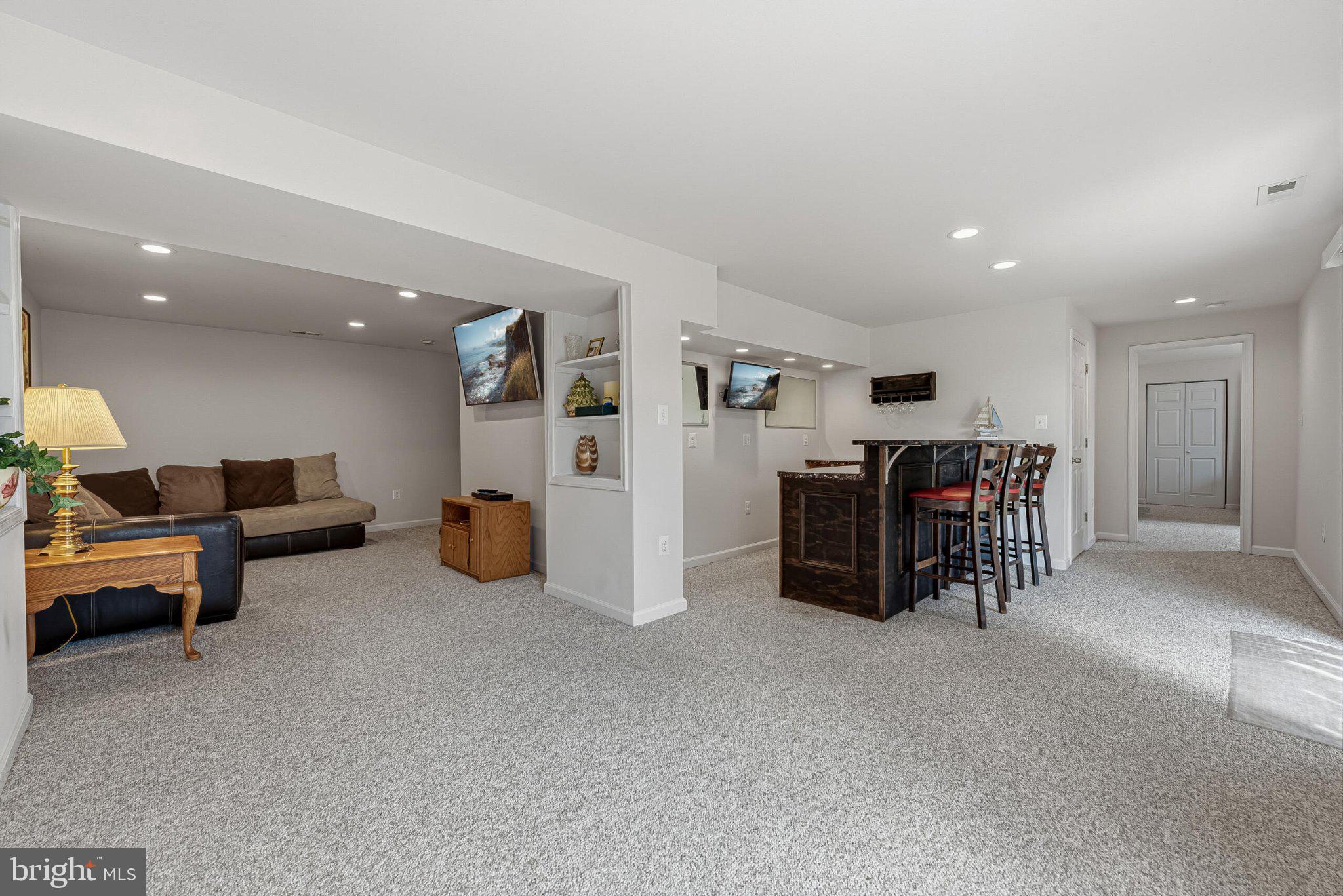 602 Shanks Evans Road Northeast Leesburg, VA 20176 - Photo 35 of 43 Spacious, inviting lower-level retreat.
