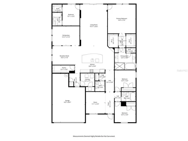 a picture of a floor plan