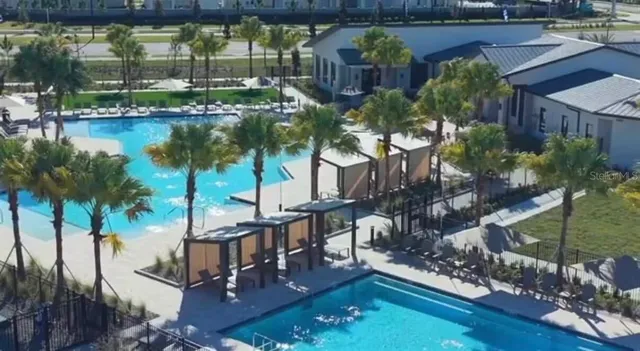 a view of a lake from a balcony