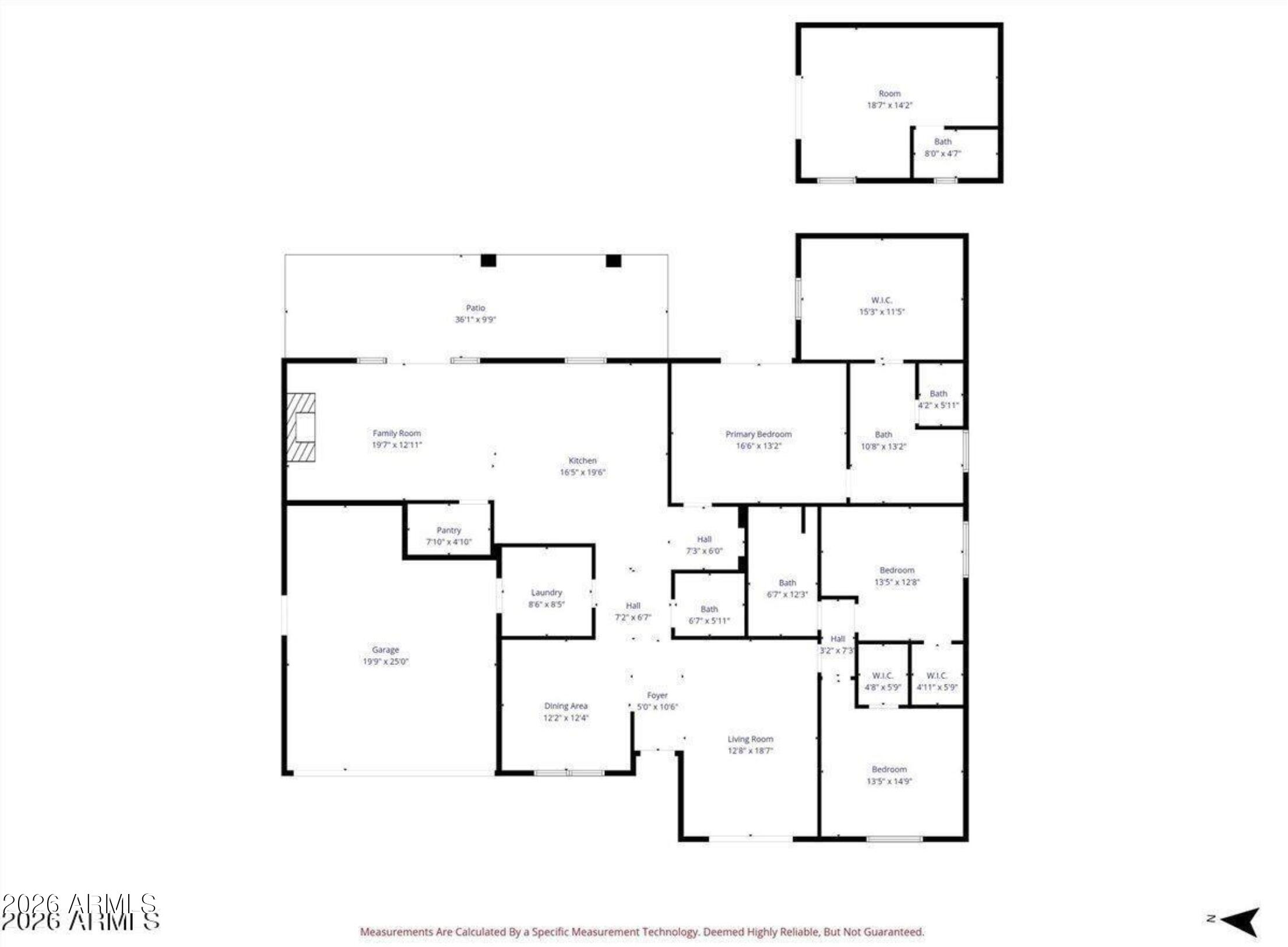 4515 North 35th Street Phoenix, AZ 85018 - Photo 36 of 36 Floor Plan