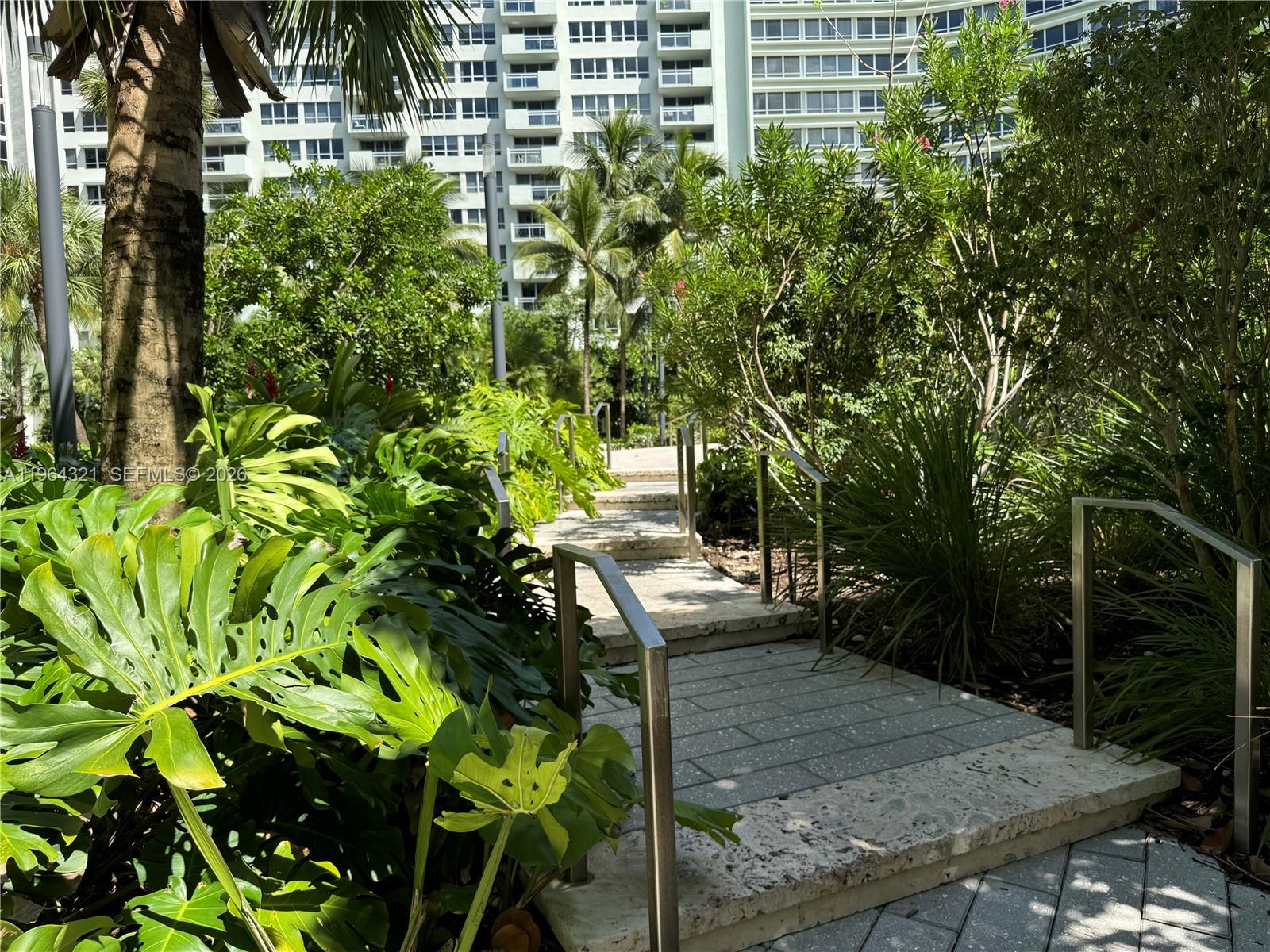 1500 Bay Road, Unit 544S Miami Beach, FL 33139 - Photo 16 of 32 a view of a backyard