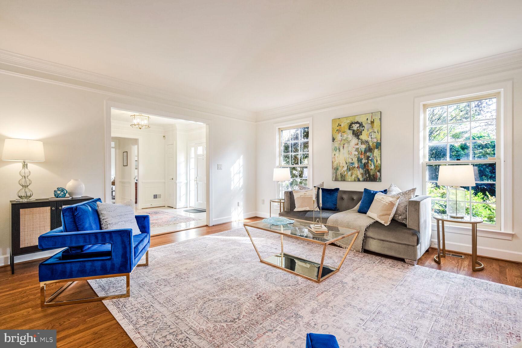 10104 Flower Gate Terrace Potomac, MD 20854 - Photo 5 of 34 a living room with furniture and a potted plant