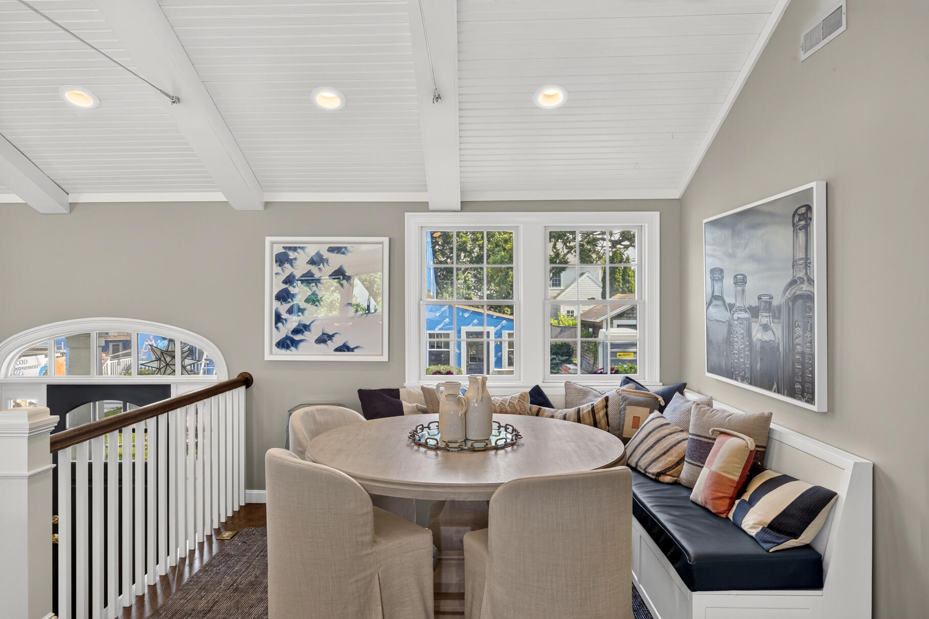 33 Harbor View Road Harwich Port, MA 02646 - Photo 16 of 50 a view of a dining room with furniture window and outside view
