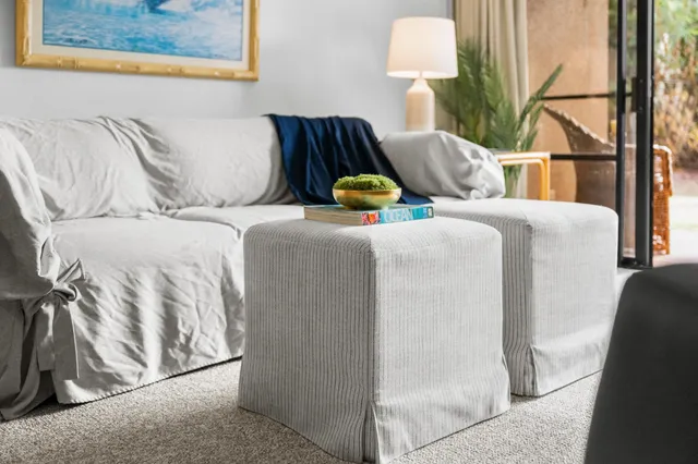 a living room with a couch