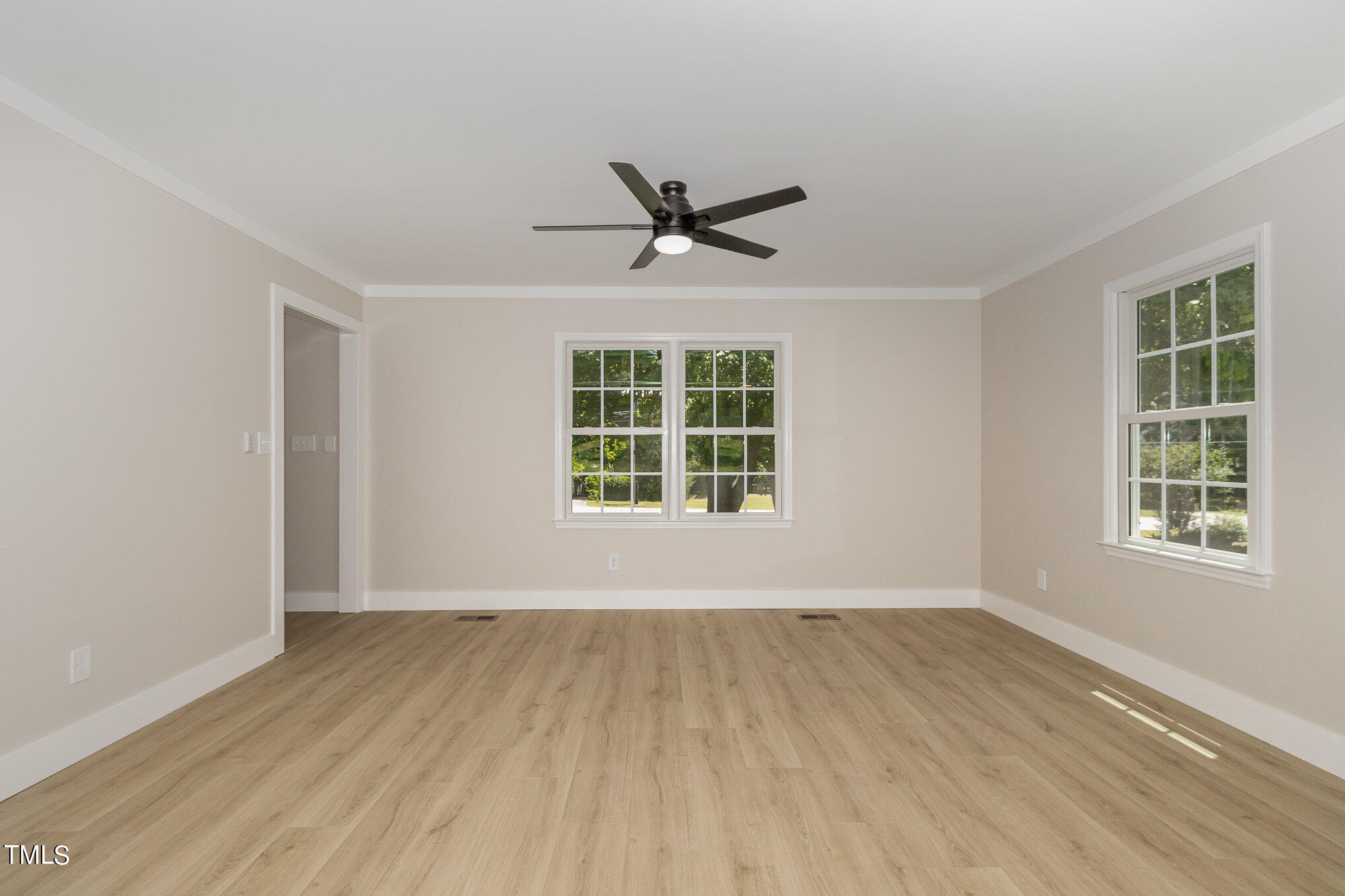2008 Umstead Road Durham, NC 27712 - Photo 14 of 34 wooden floor in an empty room with a window