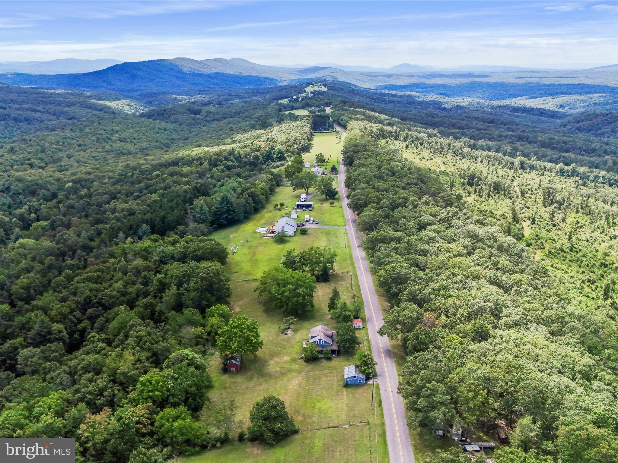 13108 Green Ridge Road Northeast Flintstone, MD 21530 - Photo 2 of 68 View of Road South. House bottom center