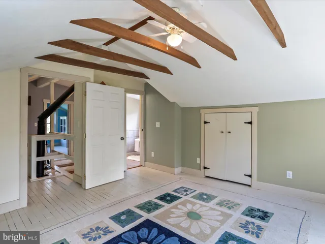 a view of lake with mountain in the background