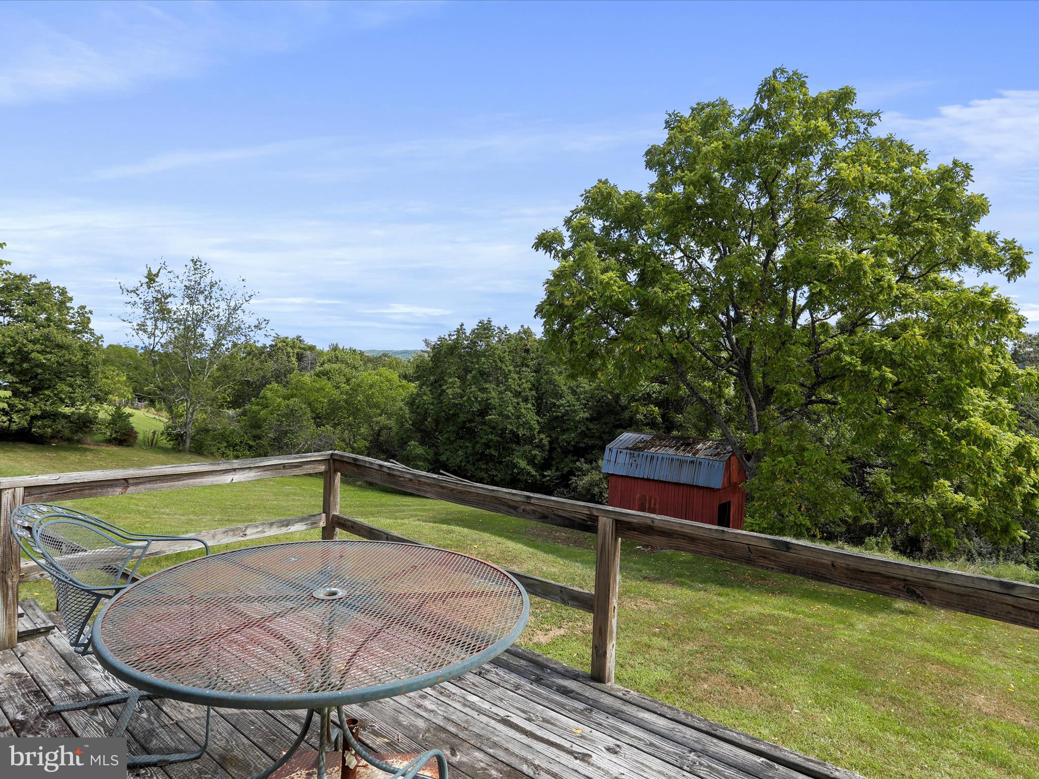 13108 Green Ridge Road Northeast Flintstone, MD 21530 - Photo 37 of 68 Rear Deck - caution open railing, trip hazard