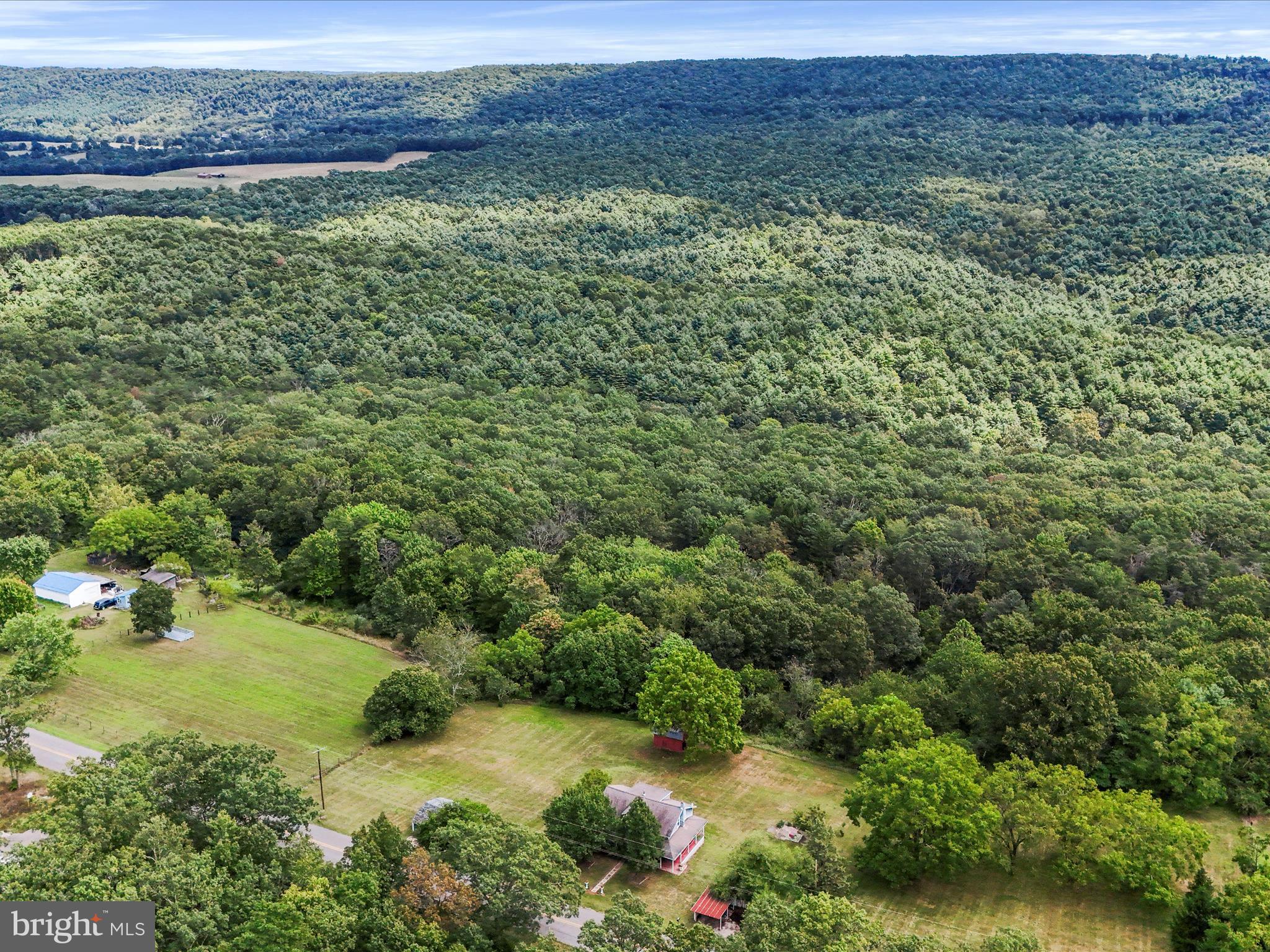 13108 Green Ridge Road Northeast Flintstone, MD 21530 - Photo 48 of 68 House at bottom center, view toward NE
