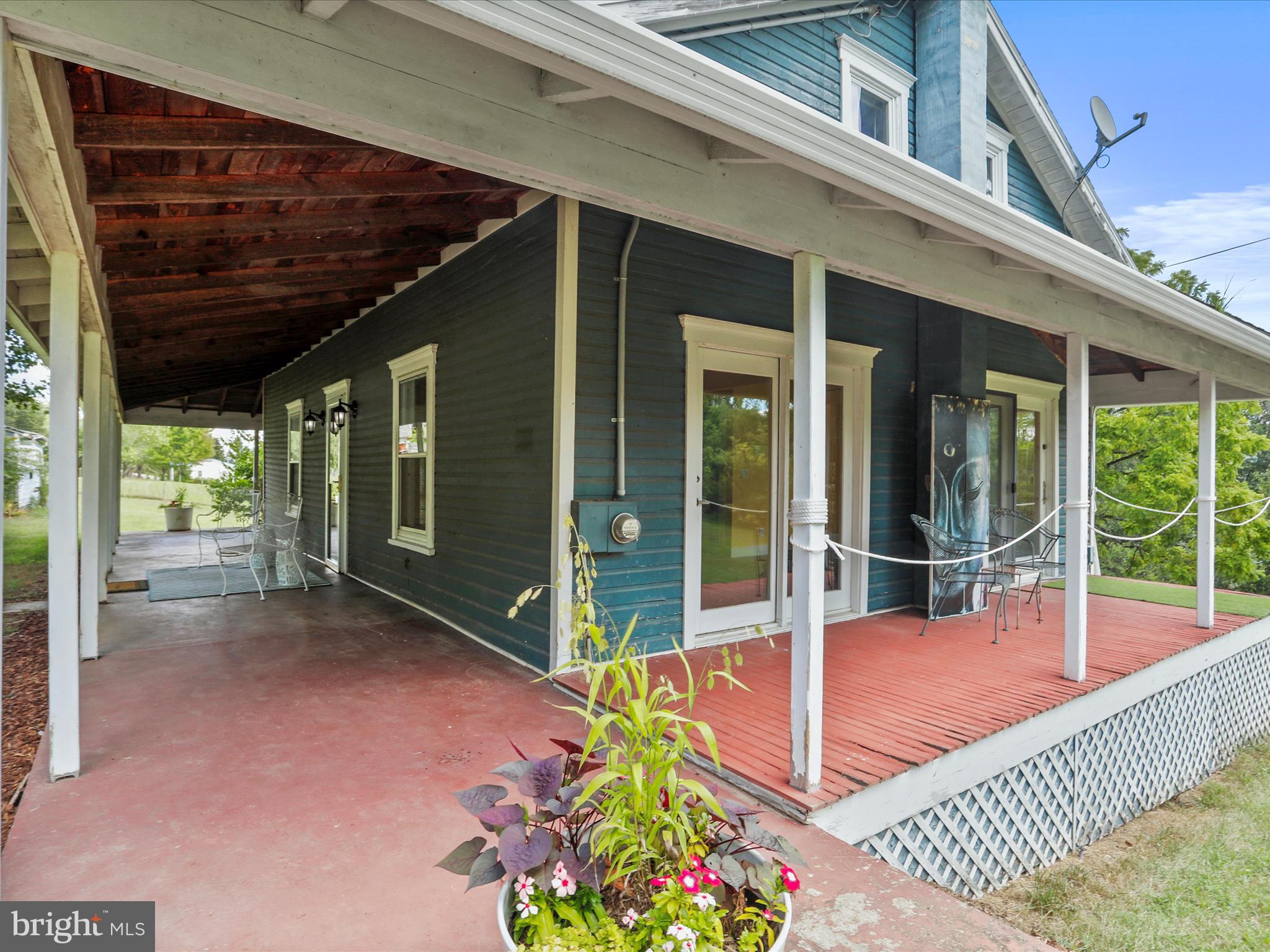 13108 Green Ridge Road Northeast Flintstone, MD 21530 - Photo 7 of 68 Front and Right side porch - caution no railing