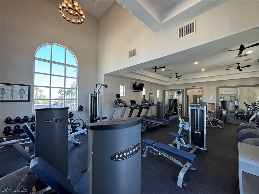 2555 Hampton Road, Unit 4205 Henderson, NV 89052 - Photo 43 of 52 This spacious gym offers a bright and energizing environment for all fitness needs.