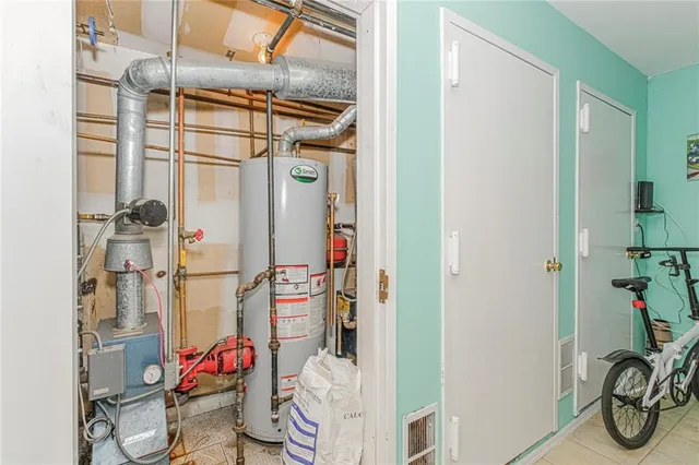 a view of storage and utility room