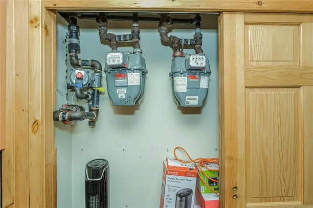 a view of storage and utility room