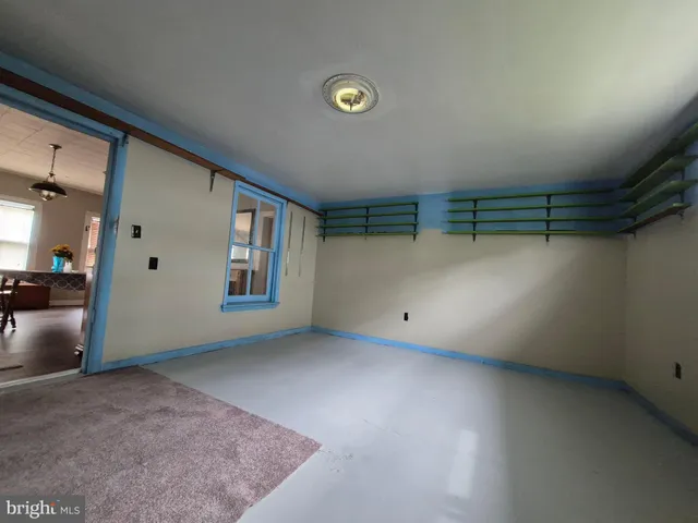 a view of an empty room