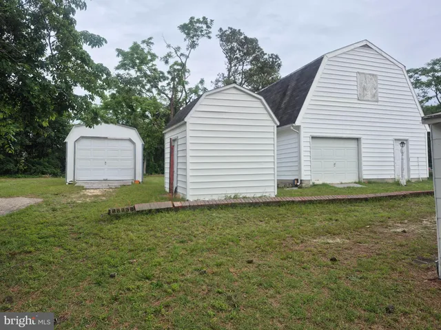 a backyard of a house
