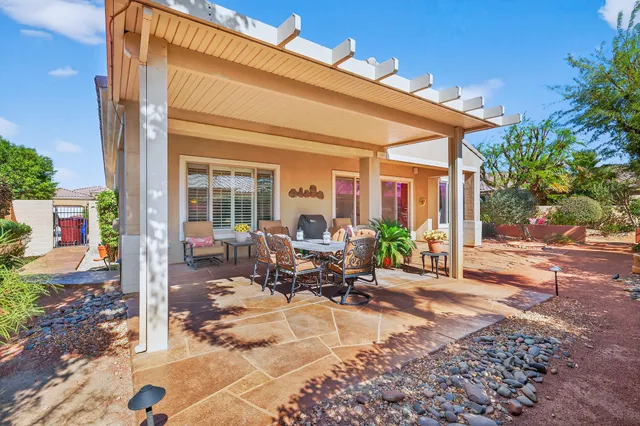 a living room filled with furniture