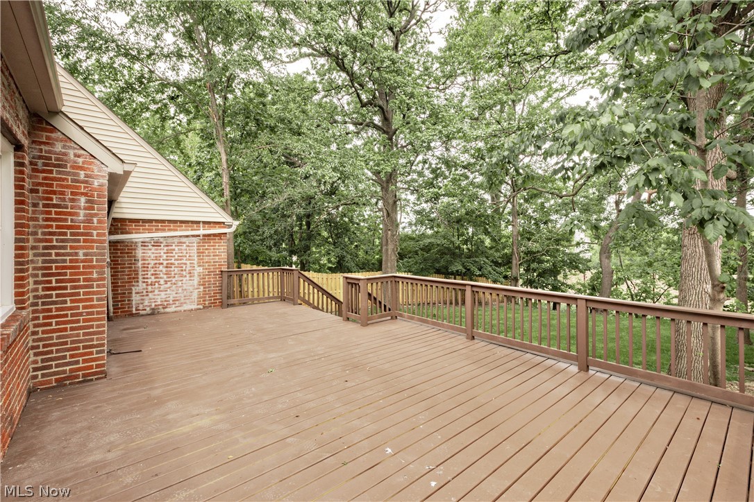 17917 McCracken Road Maple Heights, OH 44137 - Photo 46 of 48 Sprawling elevated rear deck