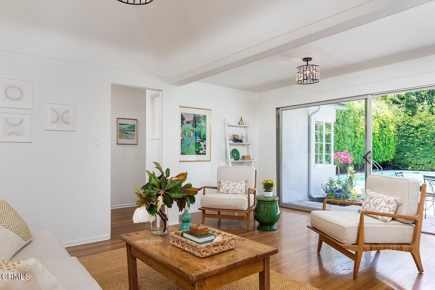 2115 Roanoke Road San Marino, CA 91108 - Photo 4 of 8 a living room with furniture and a potted plant