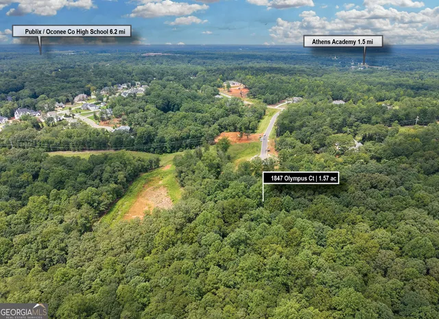 a view of a lake top