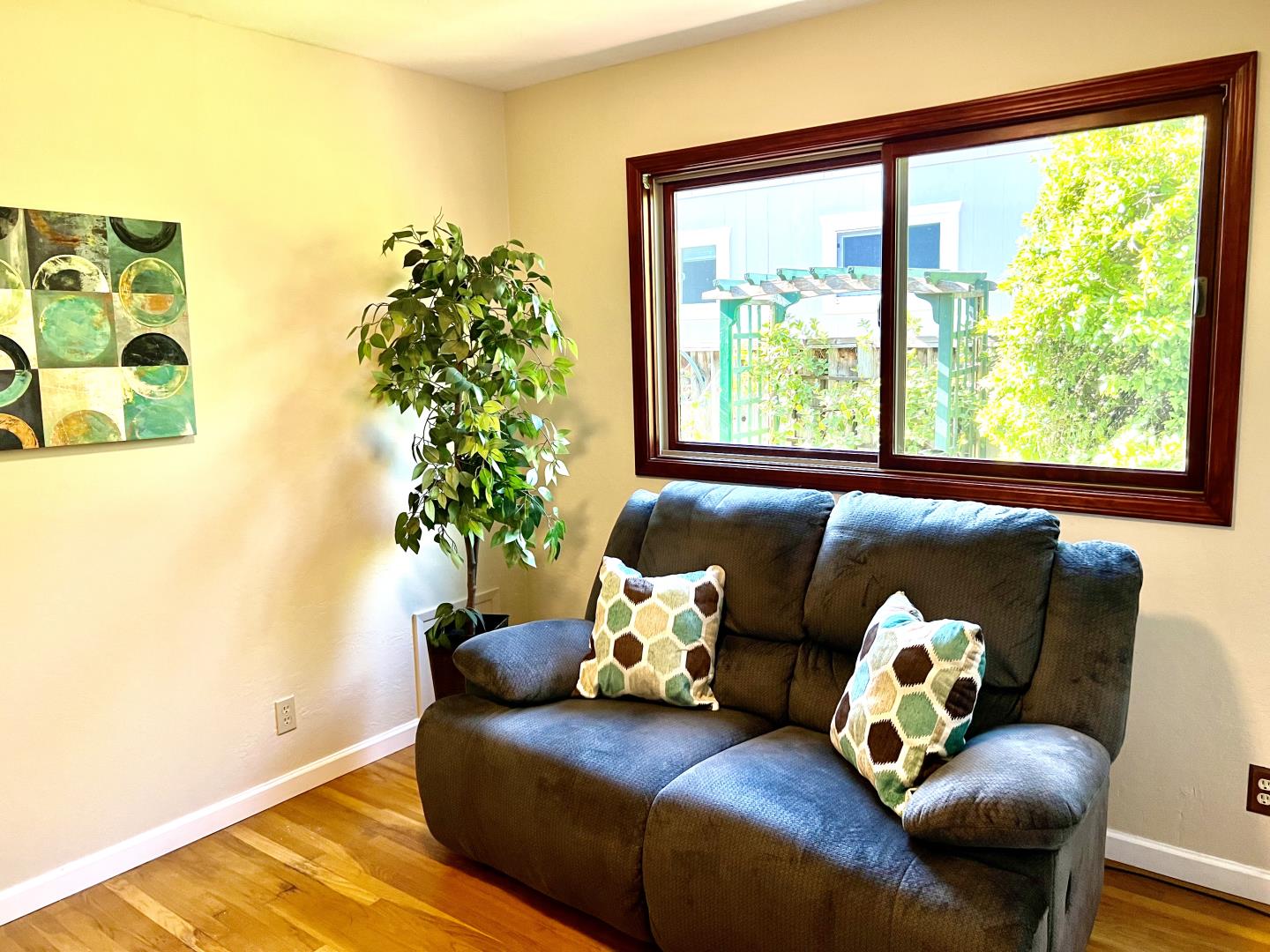 1163 Crespi Drive Sunnyvale, CA 94086 - Photo 26 of 49 a living room with furniture and a large window