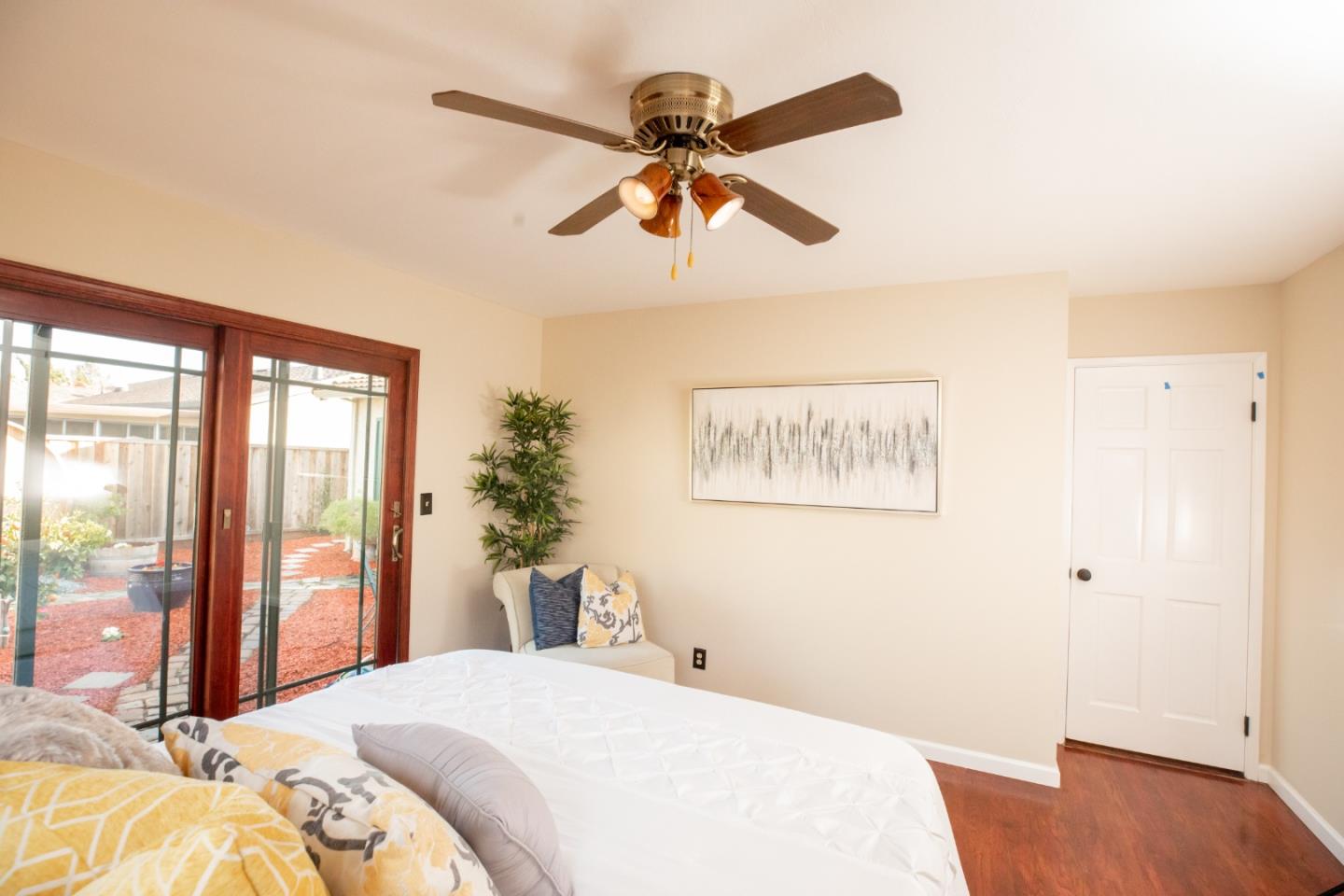 1163 Crespi Drive Sunnyvale, CA 94086 - Photo 37 of 49 a bedroom with a bed and a large window