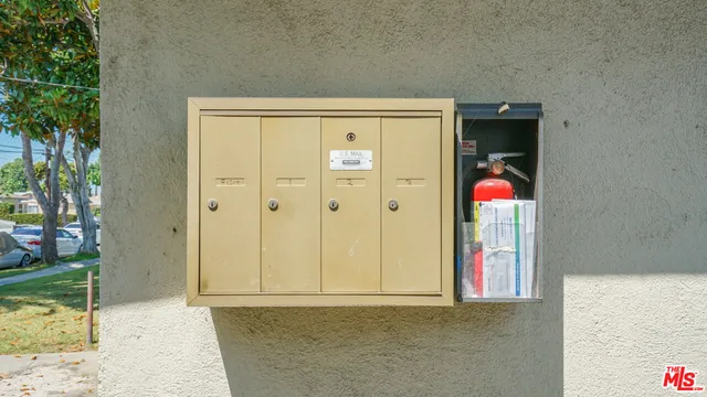 a view of a door and a window