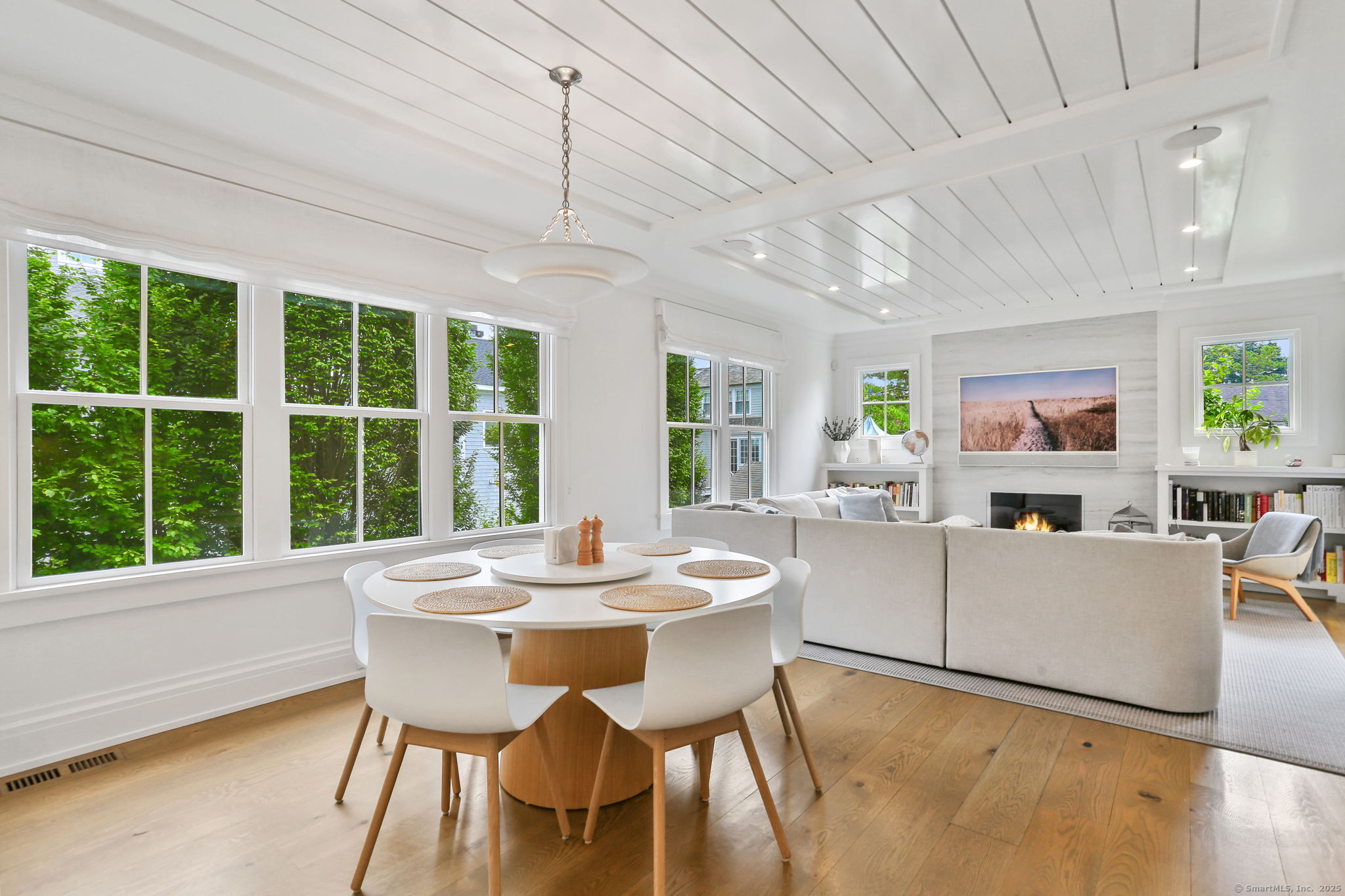 28 Norwalk Avenue Westport, CT 06880 - Photo 10 of 36 a view of a dining room with furniture window and outside view