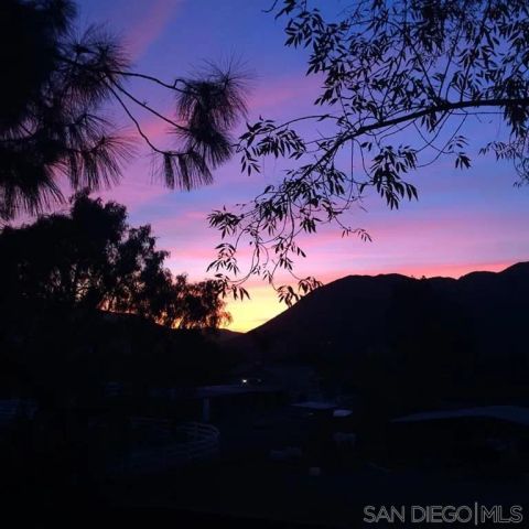 a view of a city with a mountain