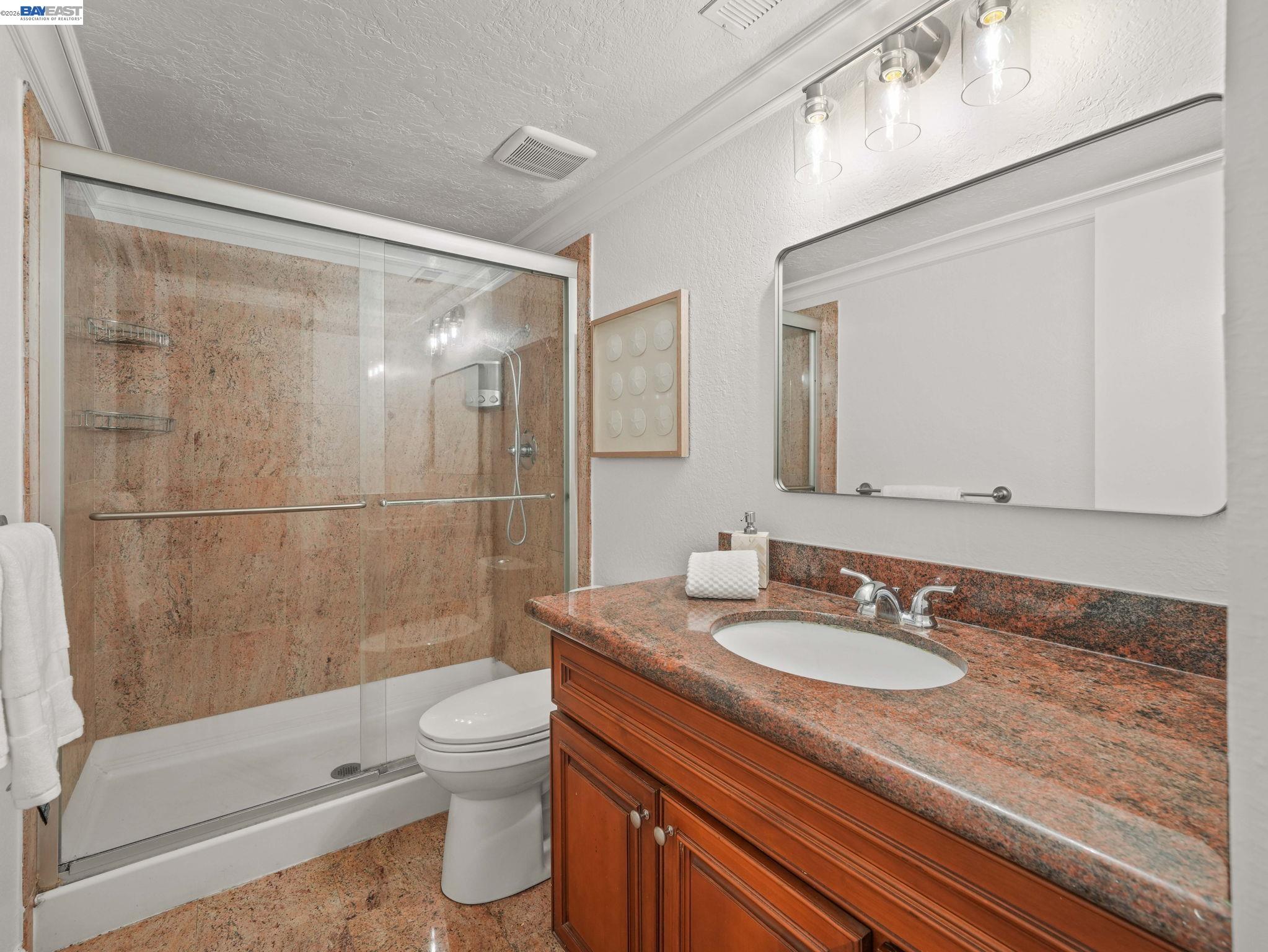 1972 Briscoe Terrace Fremont, CA 94539 - Photo 20 of 27 a bathroom with a sink a toilet and shower