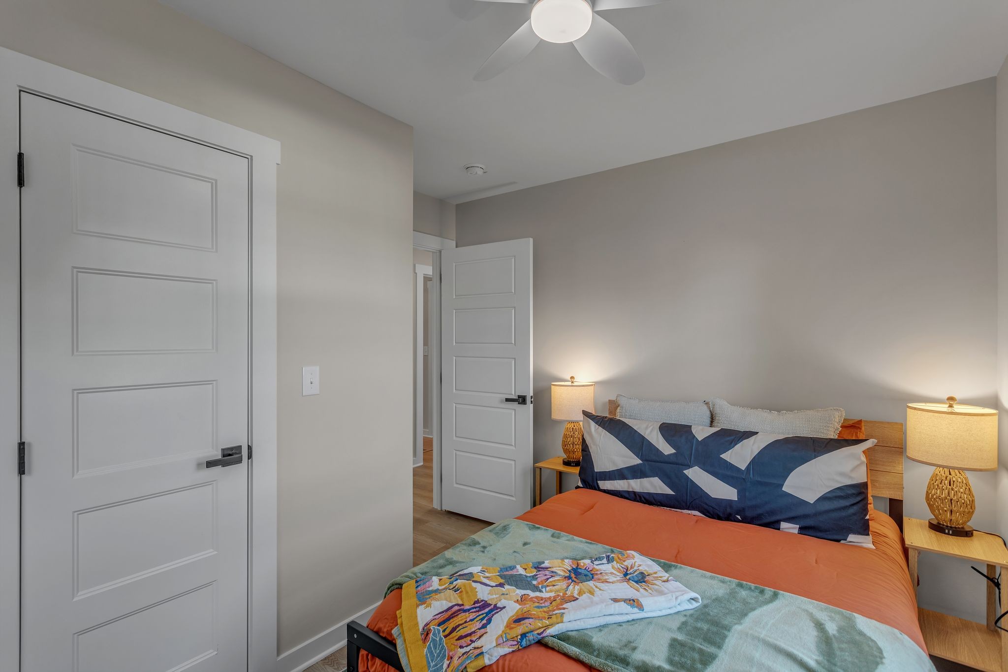 755 Center Street Lewisburg, TN 37091 - Photo 11 of 24 a bedroom with a bed and a lamp