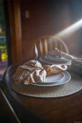 a view of a door of the house