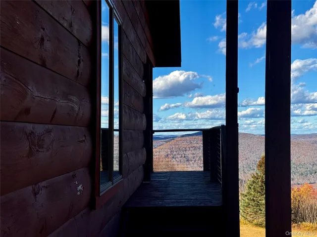 a view of sky from window