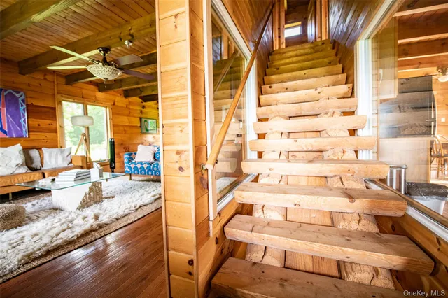 a outdoor space with sitting space