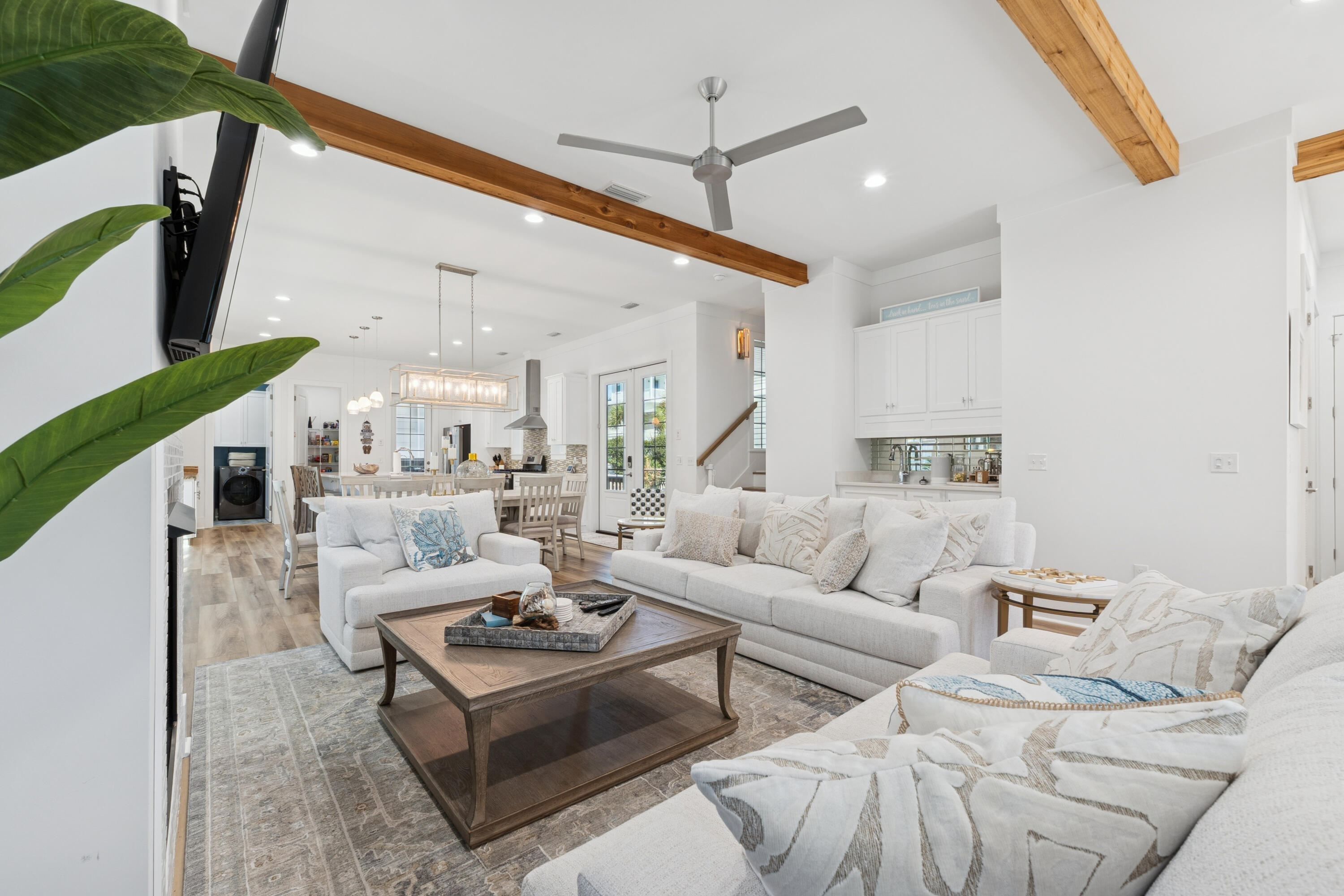 342 Beach Bike Way Inlet Beach Inlet Beach, FL 32461 - Photo 14 of 77 a living room with furniture and a large window