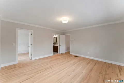 a view of a wooden roof deck