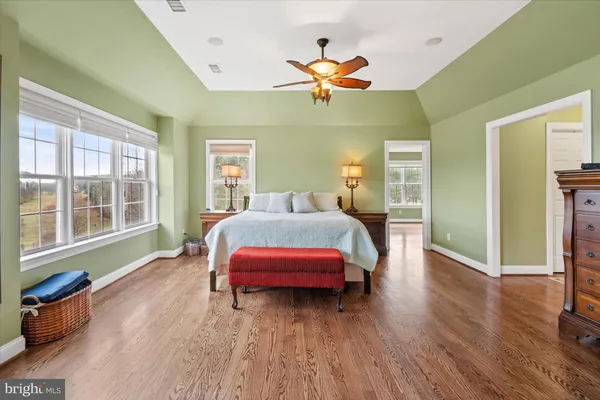 a workspace with furniture and a window