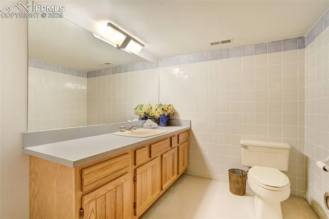 a view of a city with mountains in the background